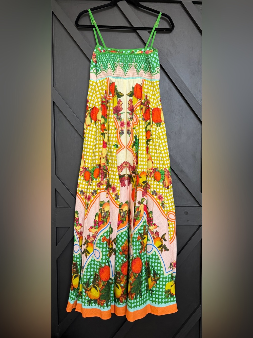 ALEMAIS Lemonis Sundress in Multi Fruit Print, Size US 6 - Picture 9 of 16